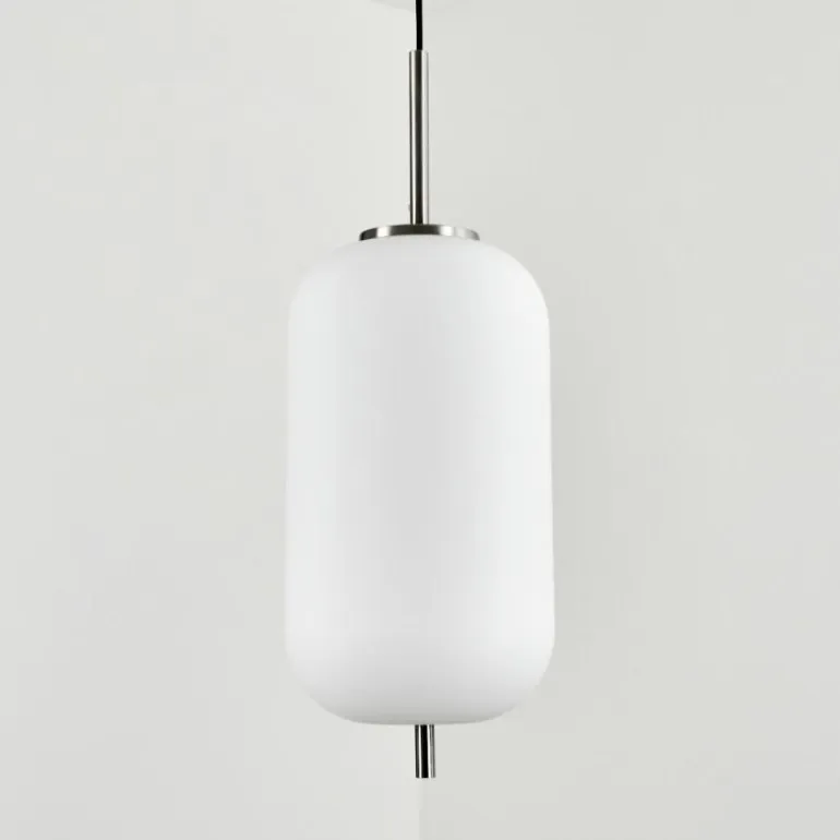 Suspension Verbania Nickel mat, 1 lumière