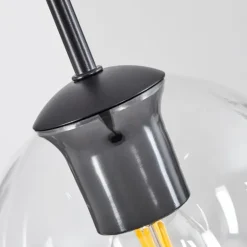 Suspension Verre 15 cm Koyoto Clair, 1 lumière
