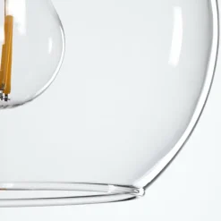 Suspension Verre 15 cm Koyoto Clair, 1 lumière