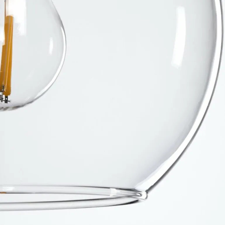 Suspension Verre 15 cm Koyoto Clair, 1 lumière