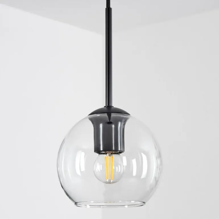 Suspension Verre 15 cm Koyoto Clair, 1 lumière