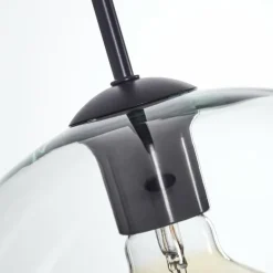 Suspension Verre 30 cm Koyoto Clair, 1 lumière