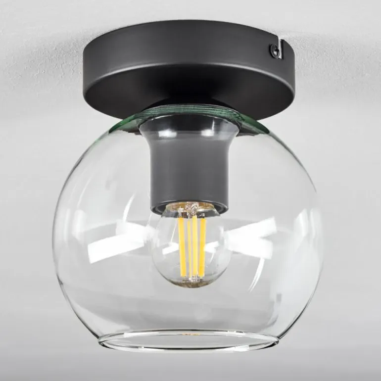 Suspension Verre 15 cm Koyoto Clair, 1 lumière