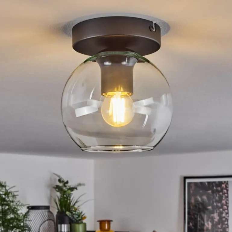 Suspension Verre 15 cm Koyoto Clair, 1 lumière