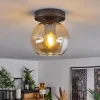 Suspension Verre 15 cm Koyoto Ambre, 1 lumière
