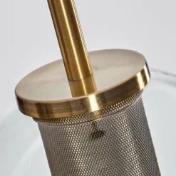 Suspension Verre 15 cm Koyoto Vieux laiton, 1 lumière