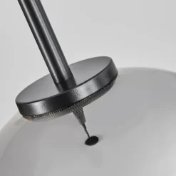 Suspension Verre 20 cm Koyoto Acier inoxydable, Noir, 1 lumière