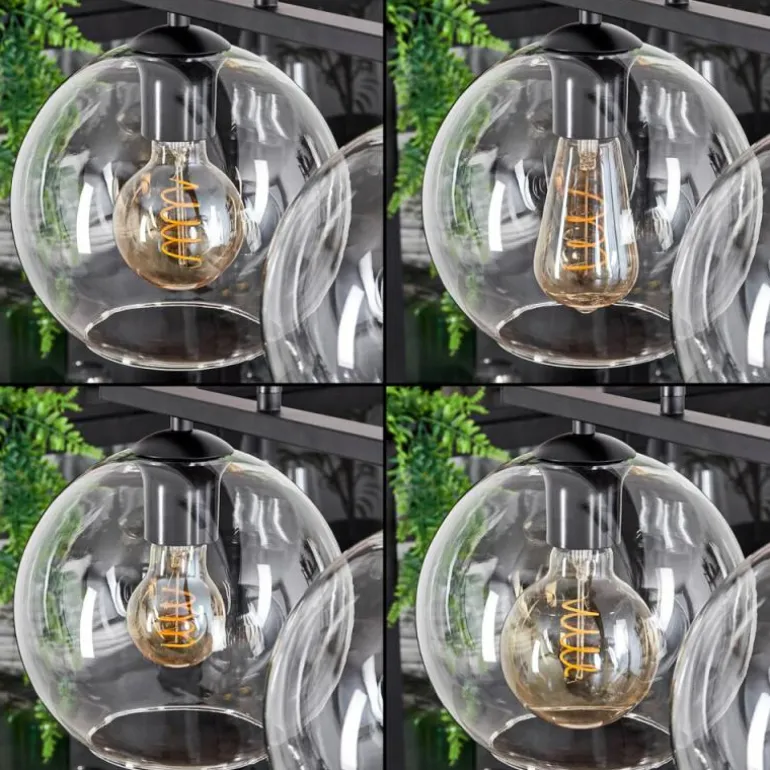 Suspension Verre 20 cm Koyoto Clair, 3 lumières