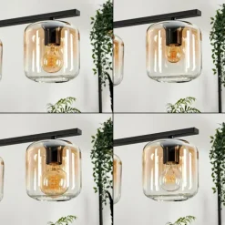 Suspension Verre 15cm Lauden Clair, 4 lumières