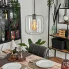 Suspension Verre 25cm Lauden Clair, 1 lumière