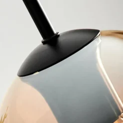 Suspension Verre 15cm Vevino Clair, 1 lumière