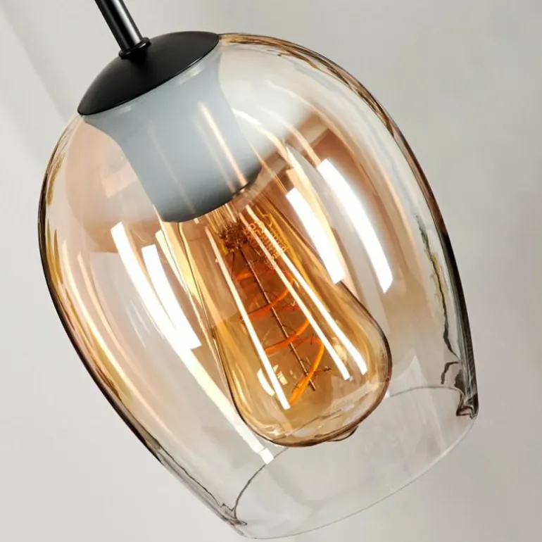 Suspension Verre 15cm Vevino Clair, 1 lumière