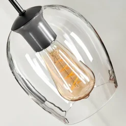 Suspension Verre 15cm Vevino Clair, 1 lumière