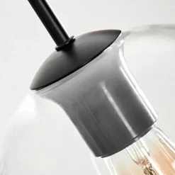 Suspension Verre 20cm Vevino Clair, 1 lumière