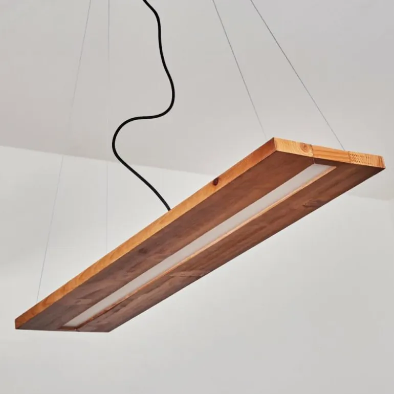 Suspension Versoix LED Chrome, Noir, 1 lumière