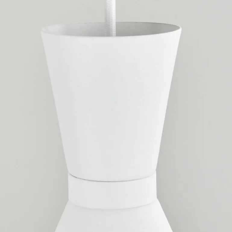 Suspension Vijes Blanc, 1 lumière