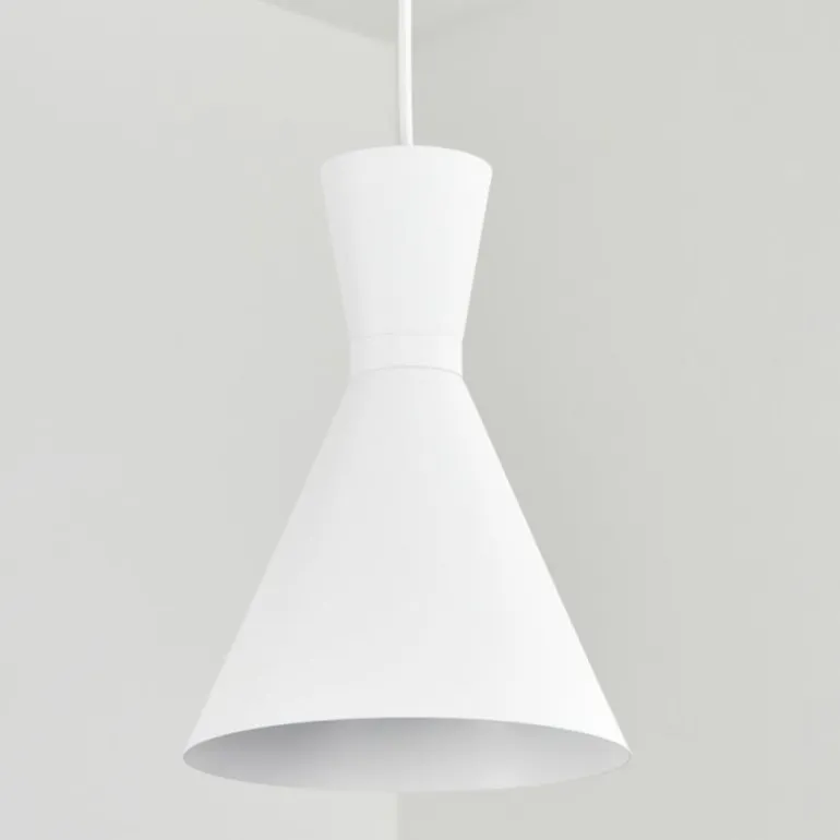 Suspension Vijes Blanc, 1 lumière