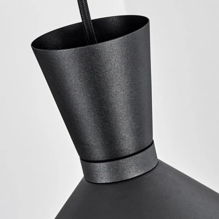 Suspension Vijes Noir, 1 lumière