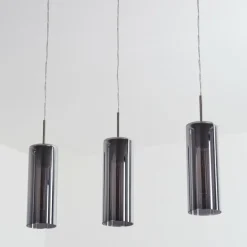 Suspension Vimodrone Nickel mat, 3 lumières