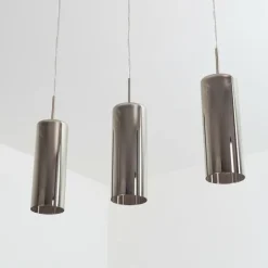 Suspension Vimodrone Nickel mat, 3 lumières