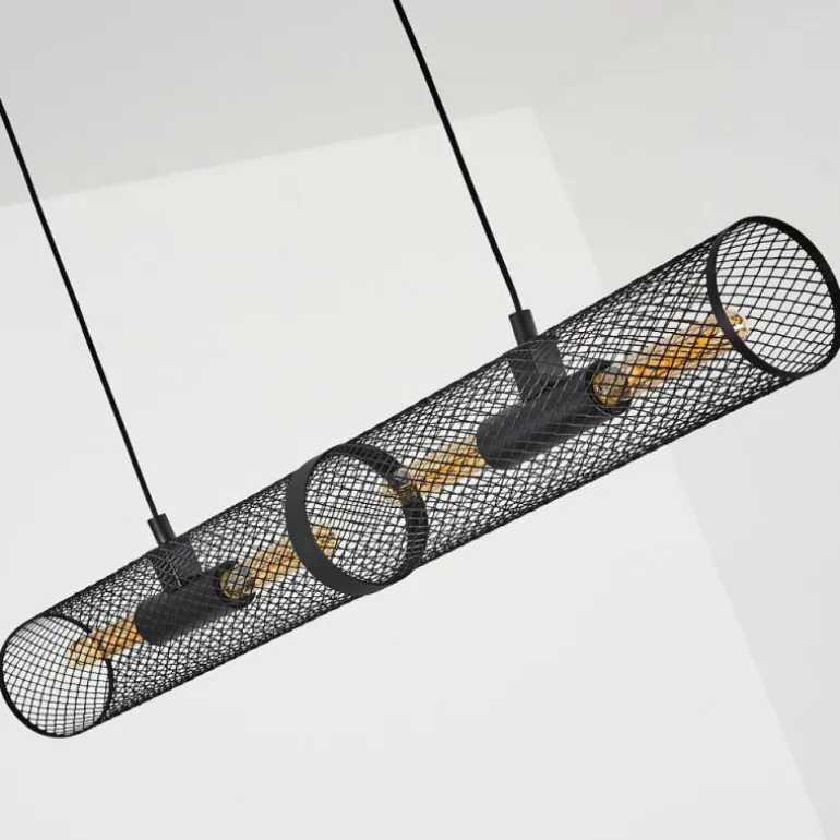 Suspension Vislanda Noir, 1 lumière