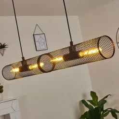 Suspension Vislanda Noir, 1 lumière