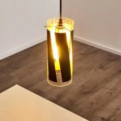 Suspension Vänersborg Noir, 1 lumière