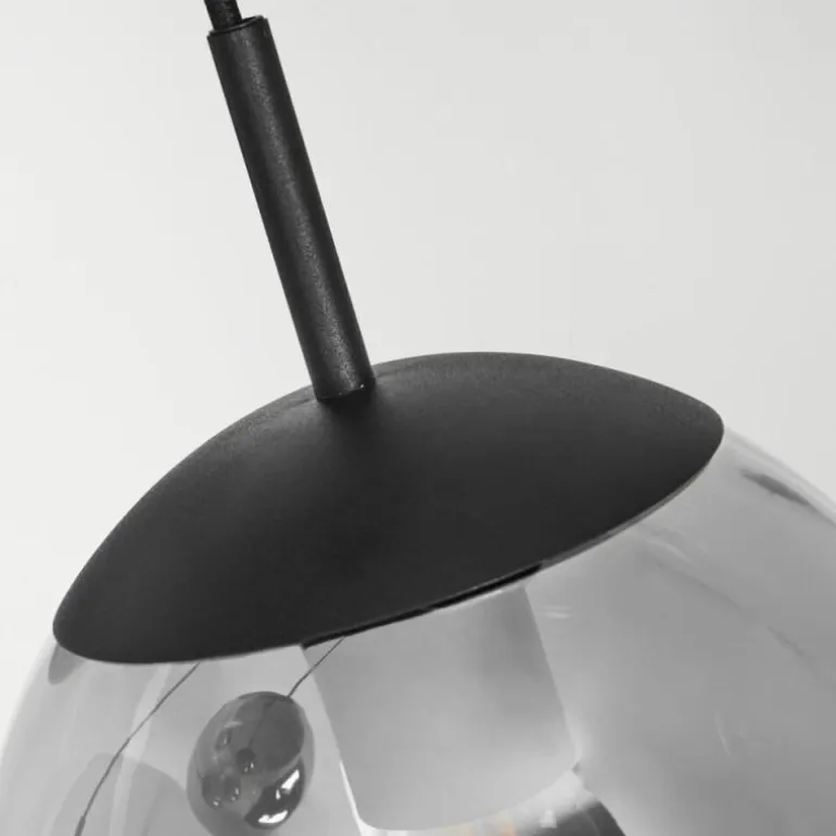 Suspension Voluntad Noir, 5 lumières