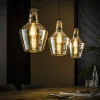 Suspension WAALSORDEN Transparent, 3 lumières