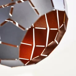 Suspension Wallis Anthracite, Rouille, 1 lumière