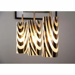 Suspension Wofi COLLAGE Nickel mat, 3 lumières