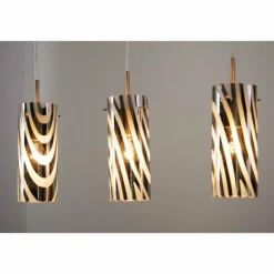 Suspension Wofi COLLAGE Nickel mat, 3 lumières