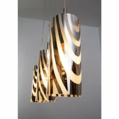 Suspension Wofi COLLAGE Nickel mat, 3 lumières