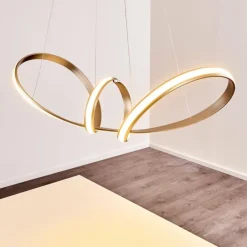 Suspension Woyens LED Acier inoxydable, 1 lumière