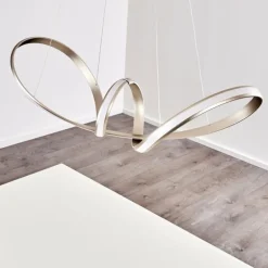 Suspension Woyens LED Acier inoxydable, 1 lumière