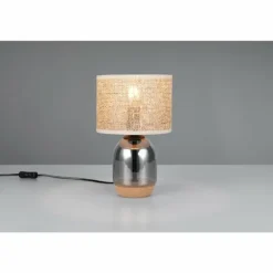 Tara Lampe à poser Luminaires Trio Chrome, 1 lumière