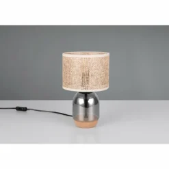 Tara Lampe à poser Luminaires Trio Chrome, 1 lumière