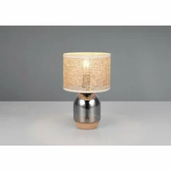 Tara Lampe à poser Luminaires Trio Chrome, 1 lumière