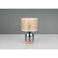 Tara Lampe à poser Luminaires Trio Chrome, 1 lumière
