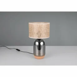 Tara Lampe à poser Luminaires Trio Chrome, 1 lumière