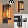 Telhada Luminaire extérieur, Lampe murale d´extérieur Noir, 1 lumière