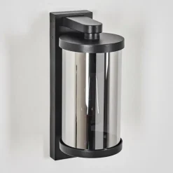 Telhada Luminaire extérieur, Lampe murale d´extérieur Noir, 1 lumière, Détecteur de mouvement
