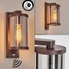 Telhada Luminaire extérieur, Lampe murale d´extérieur Rouille, 1 lumière, Détecteur de mouvement