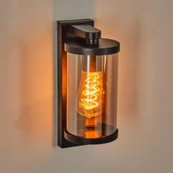 Telhada Luminaire extérieur, Lampe murale d´extérieur Noir, 1 lumière