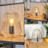 Telhais Lampe à poser, Liseuse Noir, Transparent, 1 lumière