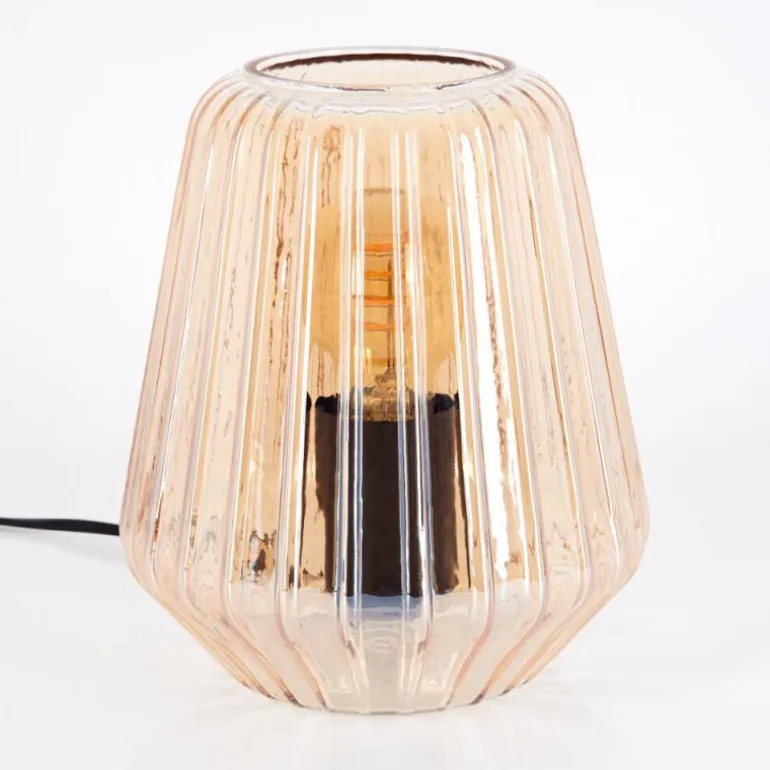 Telhais Lampe à poser, Liseuse Ambre, Noir, 1 lumière