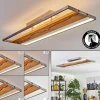 Terre Plafonnier, Spot de plafond LED Écru, Nickel mat, 1 lumière