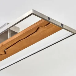 Terre Plafonnier, Spot de plafond LED Écru, Nickel mat, 1 lumière
