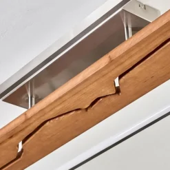 Terre Plafonnier, Spot de plafond LED Écru, Nickel mat, 1 lumière