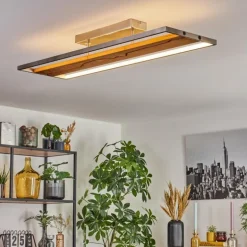 Terre Plafonnier, Spot de plafond LED Écru, Nickel mat, 1 lumière
